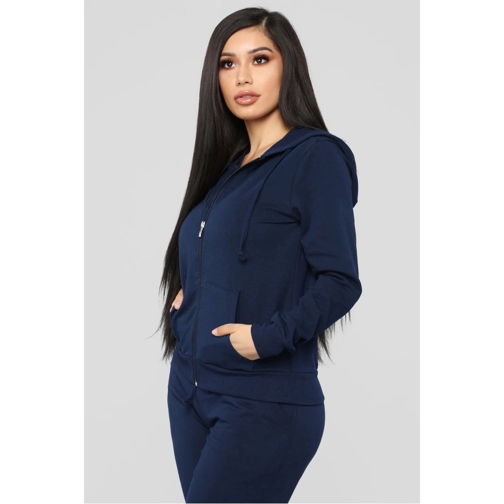 Fashion Nova Zip Up Hoodie Jacket